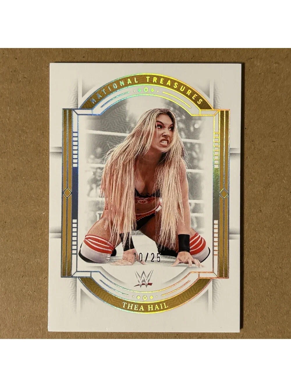 2024 Panini National Treasures WWE - Thea Hail #96 - Holo Silver #/25